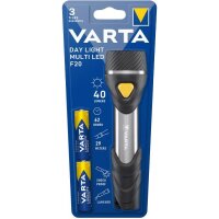 Varta Taschenleuchte Multi LED F20 2AA mit Batterie (MHD)