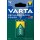 Varta Rechargeable Accu R2U 200mAh 9V 1Blister E Block