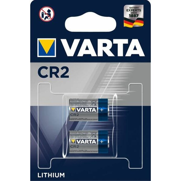 Varta Photo Batterie 06206 Lithium 920mAh 2Blister CR-2 (MHD)