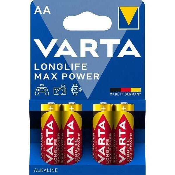 Varta Batterie LONGLIFE Max Power AA 4Blister (MHD)