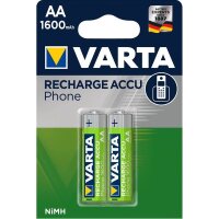 Varta Phone Akku 58399 AA 1600mAh 2Blister Mignon T399