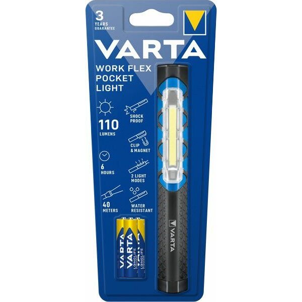Varta Taschenleuchte Work Flex 3AAA mit Batterien