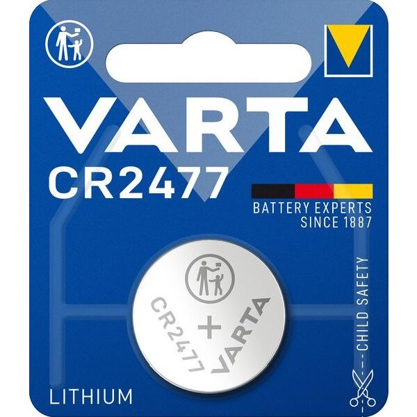 Varta Batterie 06477 ELECTRONICS 1Blister CR 2477 (MHD)