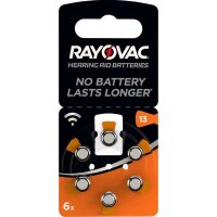 Varta Knopfzelle 04606 RAYOVAC ACOUSTIC 6Blister 13 (MHD)