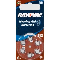 Varta Knopfzelle ACOUSTIC 04607 RAYOVAC 6Blister 312 (MHD)