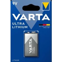 Varta Batterie Prof. Lithium 9V E Block 1Blister (MHD)