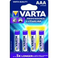 Varta Batterie Micro 06103 Prof. Lithium AAA 4Blister (MHD)