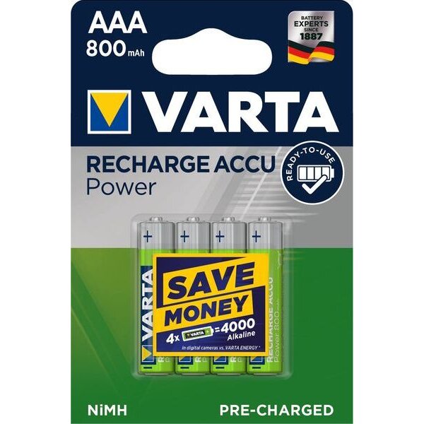 Varta Rechargeable Accu 56703 R2U AAA 4er Blister