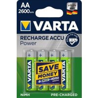 Varta Rechargeable Accu 05716 R2U AA 2600mAh 4Blister Mignon