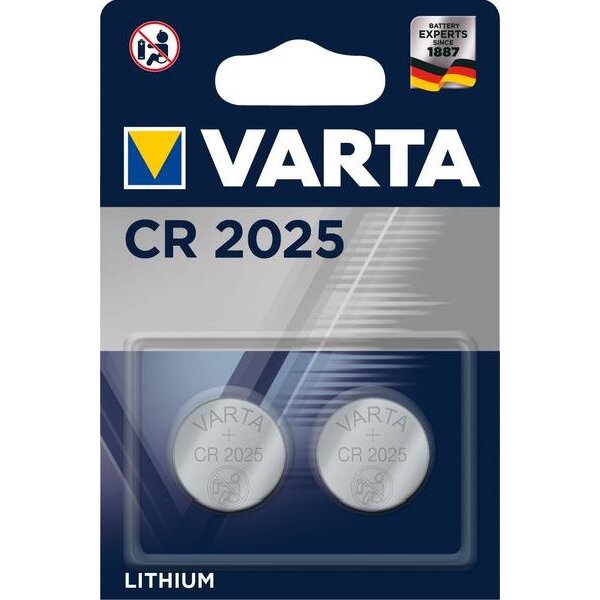 Varta Knopfzelle 06025 ELECTRONICS 2Blister CR 2025 (MHD)