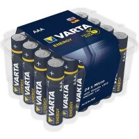 Varta Batterie 04103 Energy AAA 24er Clear Value Pack