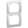 Legrand Rahmen Galea 771306 2fach senkrecht soft alu