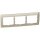 Legrand Rahmen Galea 771403 3fach waagerecht titanium