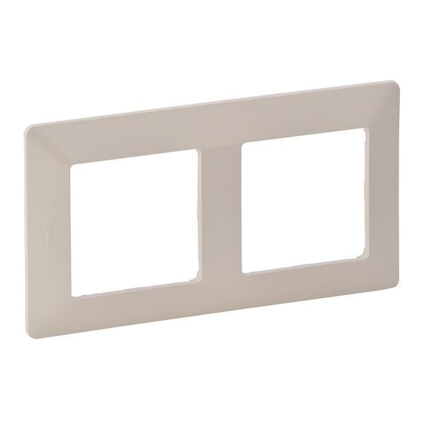 Legrand Rahmen VLIFE 2fach mandelweiss