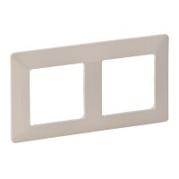Legrand Rahmen VLIFE 2fach mandelweiss