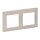 Legrand Rahmen VLIFE 2fach mandelweiss