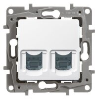 Legrand Datendose 664776 Niloe 2fach RJ45 6STP ultraweiss