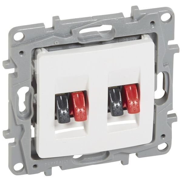 Legrand Lautsprecherauslass 664781 Niloe 2fach ultraweiss
