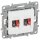 Legrand Lautsprecherauslass 664781 Niloe 2fach ultraweiss