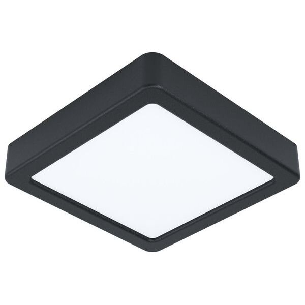 EGLO LED-Deckenleuchte Fueva 5 160x160mm schwarz 3000K