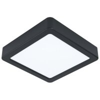 EGLO LED-Deckenleuchte Fueva 5 160x160mm schwarz 3000K