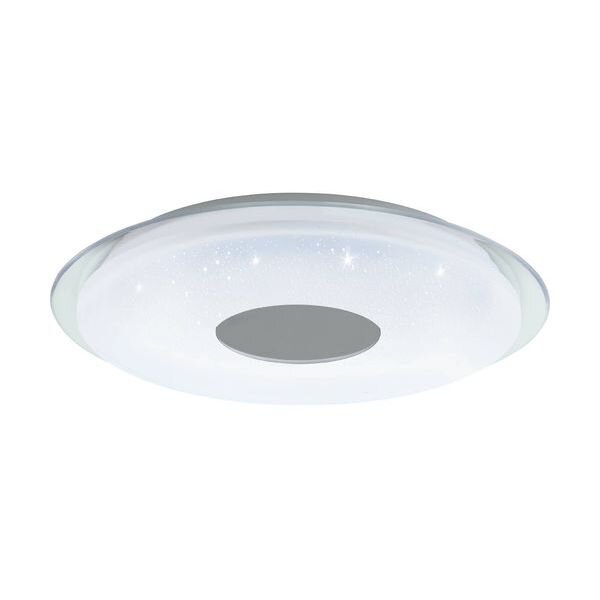 EGLO LED-Deckenleuchte LB22 Lanciano-Z ZIG-CCT D:450mm ws/klar