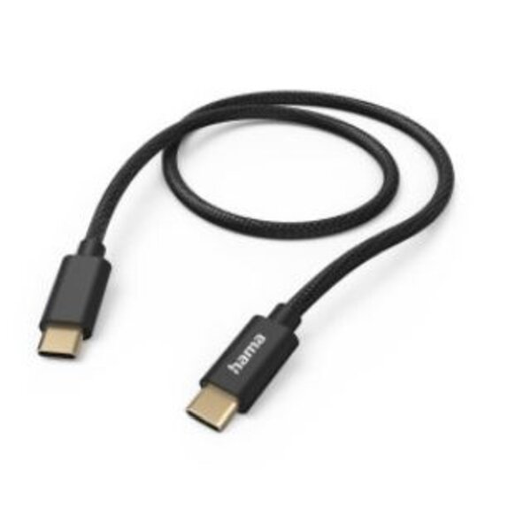 HAMA USB-Ladekabel Fabric, USB-C - USB-C, 1,5 m