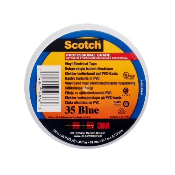 3M Isolierband Scotch35-19x20bl NR.35 19mmx20m blau