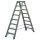 PROTEC Alu-Stufenstehleiter PASSL28 2x8 L:1,88m
