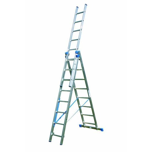PROTEC Alu-Allzweckleiter PAAZL38 3x8 3-teilig