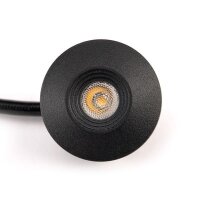 The Light LED-Einbauleuchte LB22 3W 165lm 3000K schwarz...