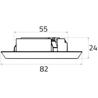 rutec Licht LED-Deckeneinbaustrahler LB22 6W 381lm 3000K...