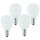 PROTEC LED-Leuchtmittel Set PMPG45 Multipack 4x LED Tropfen E14 4.2W