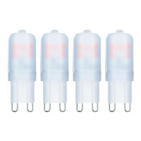PROTEC LED-Leuchtmittel Set PMPG9 Multipack 4x LED...