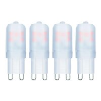 PROTEC LED-Leuchtmittel Set PMPG9 Multipack 4x LED...