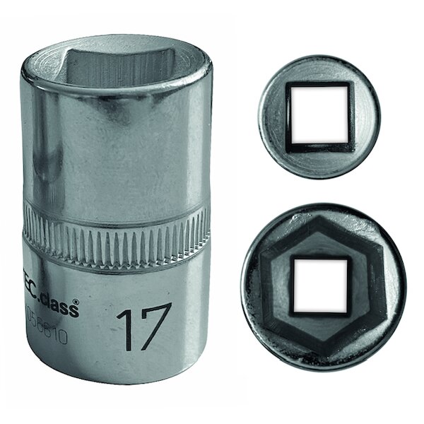 PROTEC.class Steckschlüssel-Einsatz PSSL17 1/2Z 6-kt 17mm