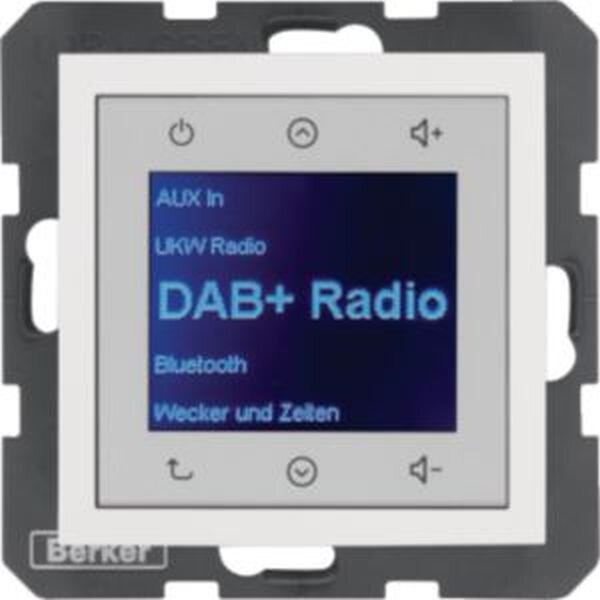 Berker Radio Touch 30848989 UP DAB+ BT S.1/B.x pws glänzend