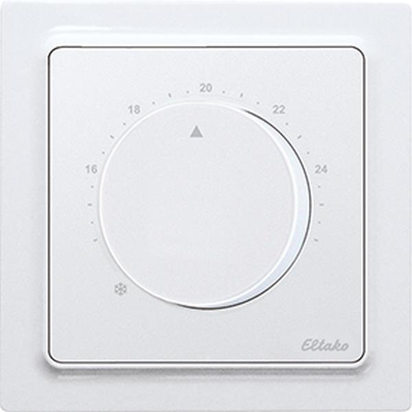 Eltako Funk-Temperaturregler FTR55EHB-wg reinweiss glänzend EDesign55