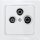 Eltako TV/RF/SAT-Abdeckung TV55E/3-am anthrazit matt E-Design