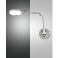 Fabas Luce LED-Wandleuchte LB22 9W 1135lm 2700-5500K Alu dim