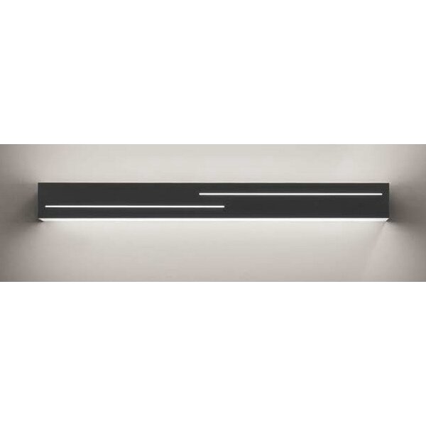 Fabas Luce LED-Wandleuchte LB22 24W 2260lm 3000K anthrazitgr Metall