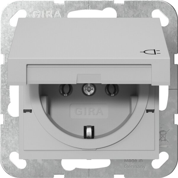 GIRA Steckdose SCHUKO 4454015 KD System 55 gr m