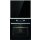 Gorenje Einbau-Herd-Set BCX6737E05BG+ECD634X Black Set 4 Heißl