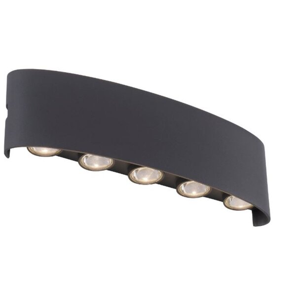 Neuhaus LED-Wandleuchte LB22 10W 960lm 3000K anthrazit Metall 110°