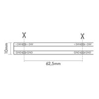 nobile LED-Lichtband LB22 Flexible COB 528 L:500cm 940 10W/m IP67