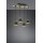Trio Leuchten Pendelleuchte LB22 max. 40W schwarz-matt/gold Met Holz nat.