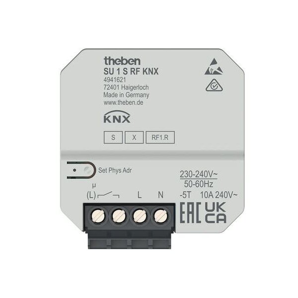 Theben UP-Funk-Schaltaktor SU 1 S RF KNX