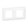 Legrand Rahmen Mosaic 2x2-mod.horizontal ultrws.