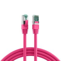 DNTE Patchkabel Cat6A eco magenta 4P27 LSZH S/FTP 2xRJ45...