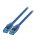 DNTE Patchkabel RJ45 S/FTP Cat.6A Cat.7 Rohkabel TPE superflex 0,5m blau
